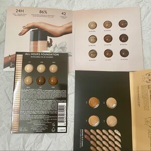 Dior YSL Makeup forever foundation samples